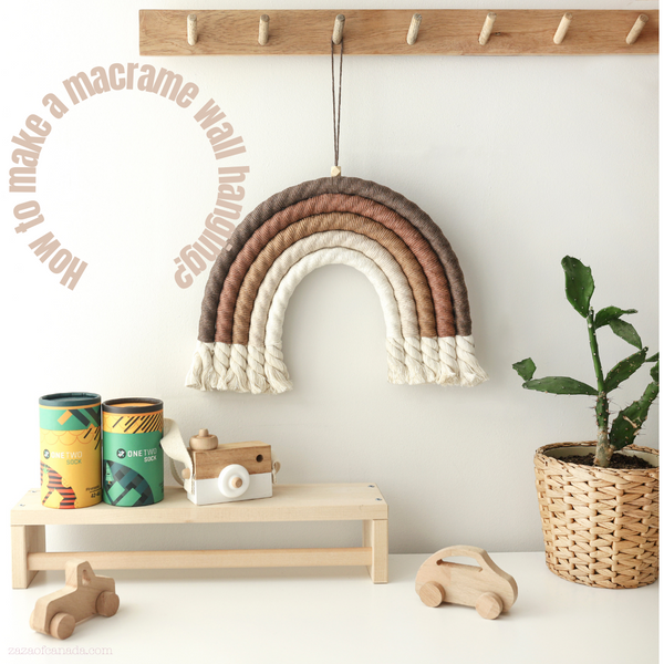 How to make a macrame wall hanging