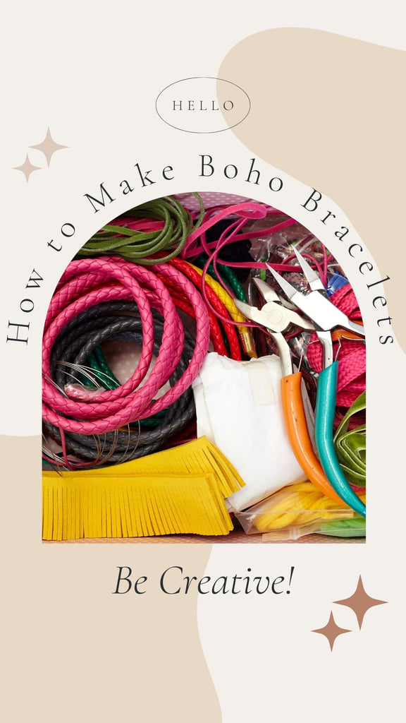 how to make boho bracelets with buttons