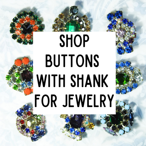 buttons with shank for jewelry