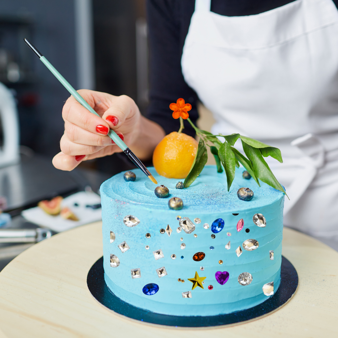 cake decorating ideas without cream