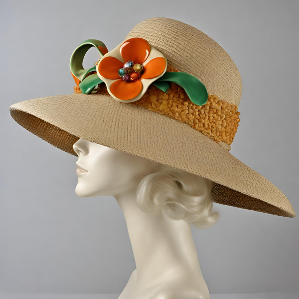 how to wear vintage brooches on a hat
