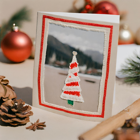 Stitched Holiday Cards