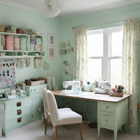 sewing room decorating ideas