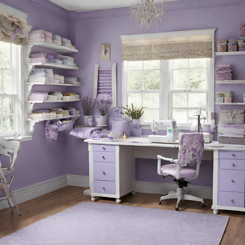 how to organize a sewing room