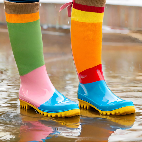 how to style rain boots