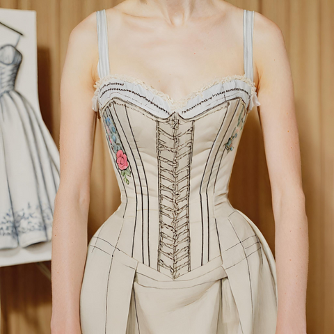 How to Decorate a Silk Bustier Dress