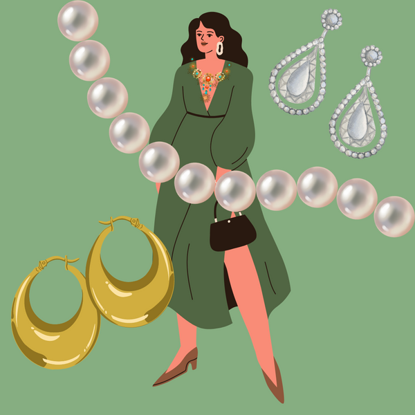 What Color Jewelry To Wear With Green Dress