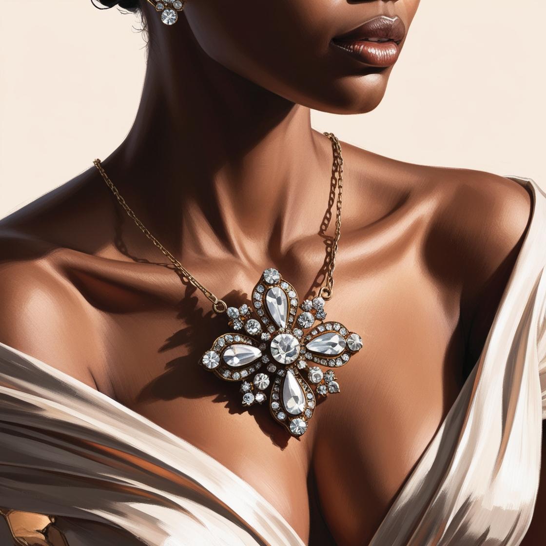 how to wear a brooch as a necklace