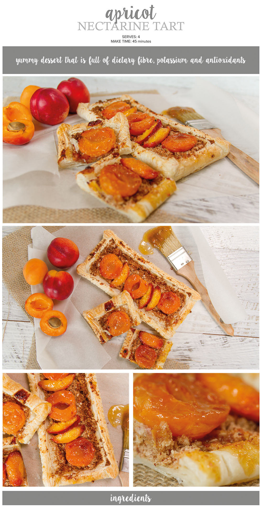 Apricot Nectarine Tart