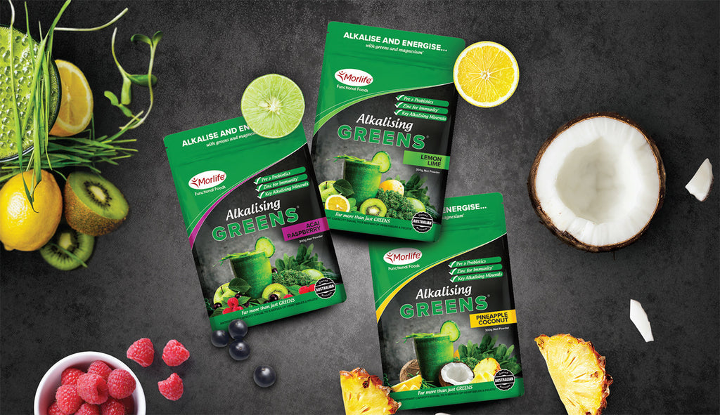 New alkalising greens flavours
