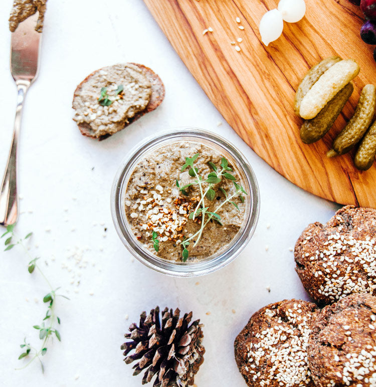 vegan mushroom hemp pate recipe