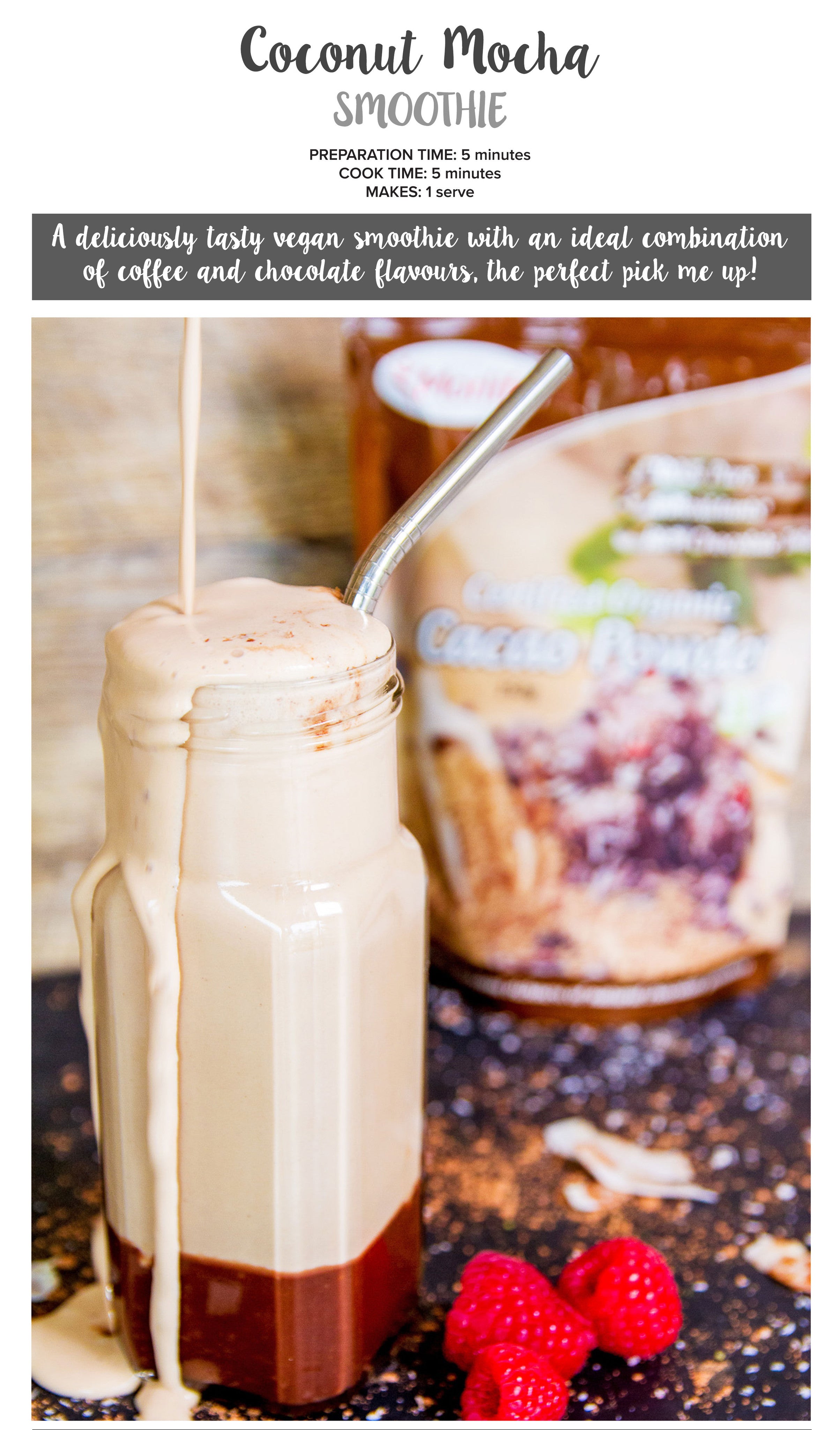 coconut mocha smoothie