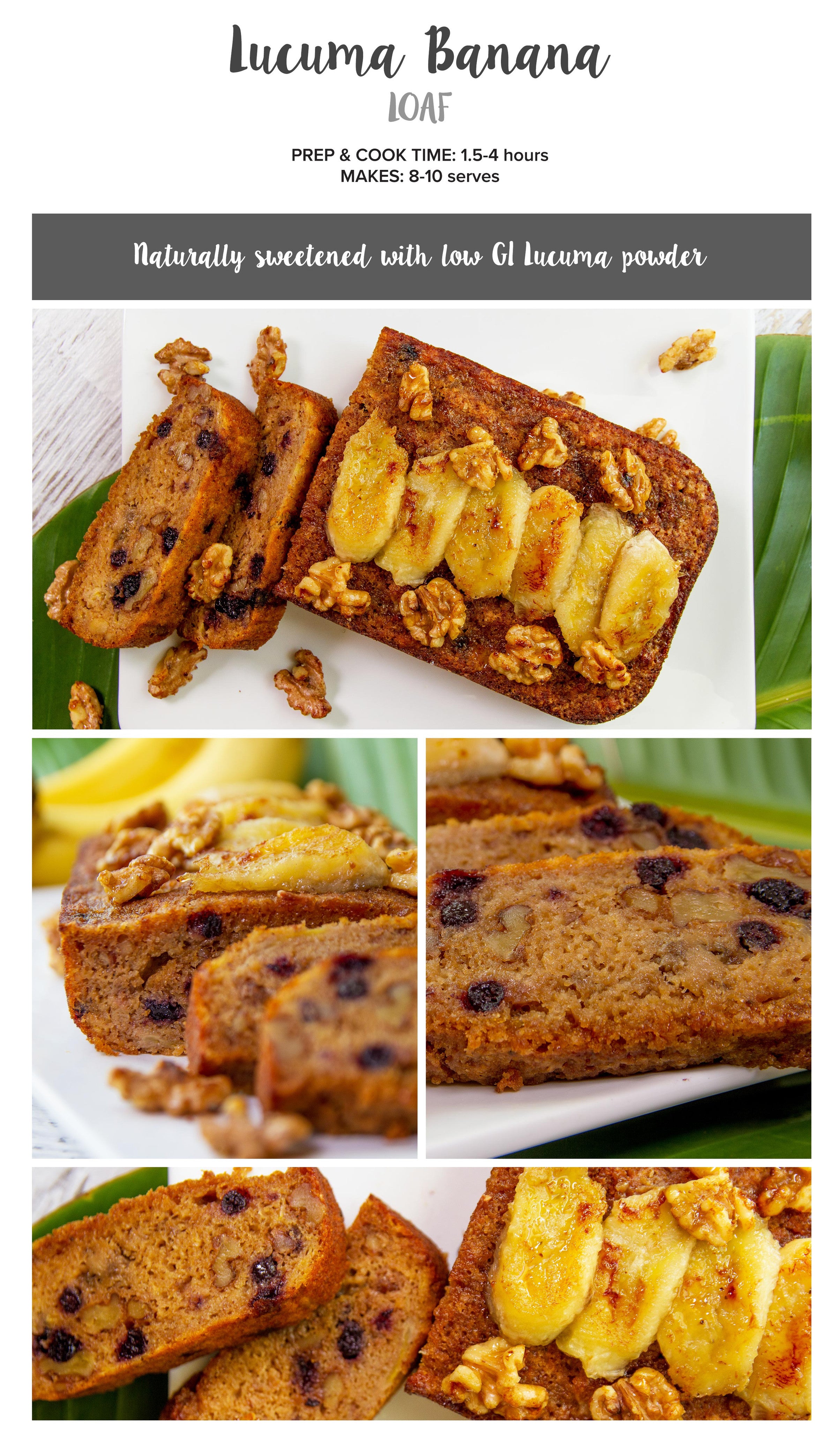 lucuma banana loaf recipe