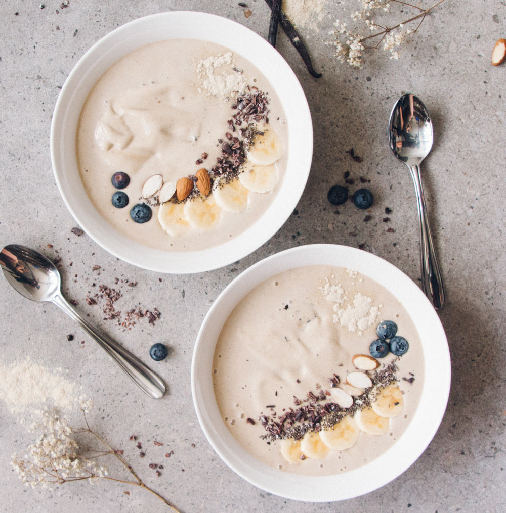 Post Workout Recovery Protein Smoothie Bowl