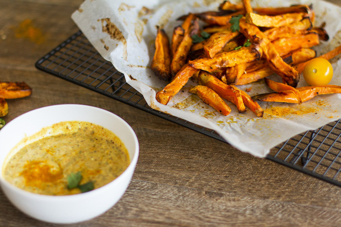 sweet potato chips recipe with dip