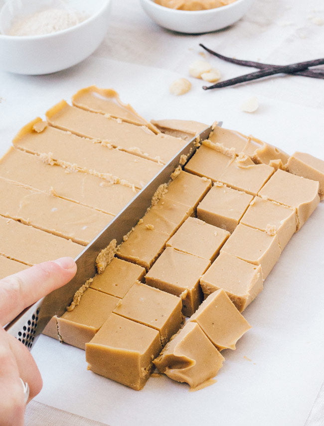 vanilla protein peanut butter fudge keto fat bomb