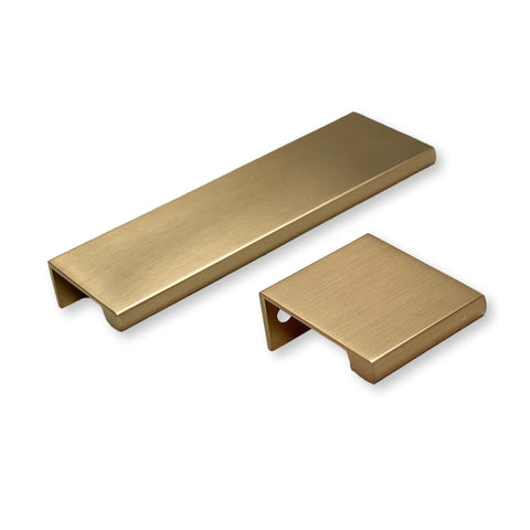 Champagne Bronze Edge Drawer Pulls