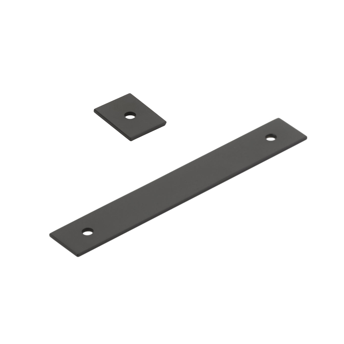 Matte Black "Maison" Drawer Pull Backplates Hardware Studio