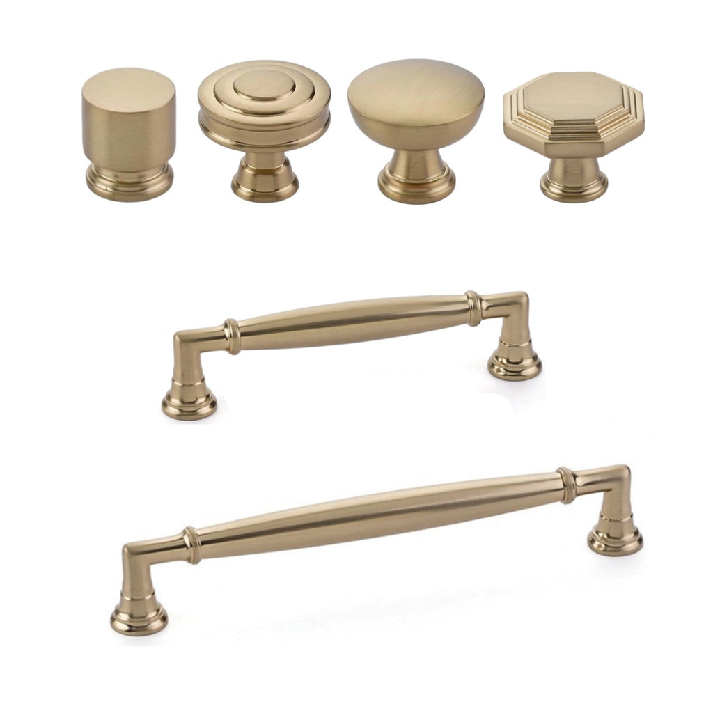 Champagne Bronze Foundry Drawer Pulls - Cabinet Hardware – Forge Hardware  Studio