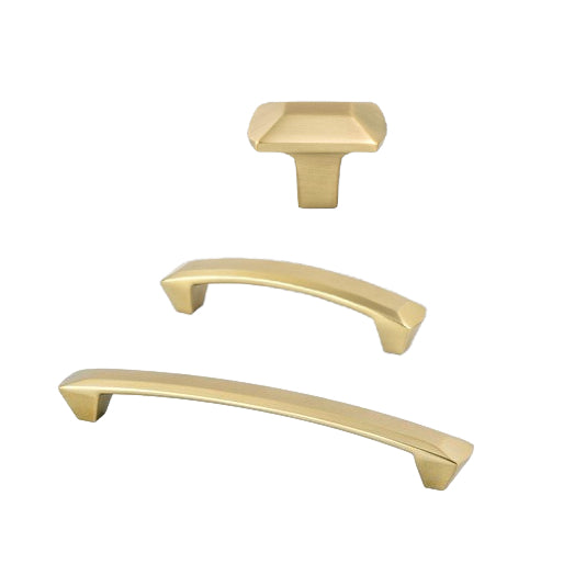 Champagne Bronze Moderna Drawer Pulls and Cabinet Knobs – Forge