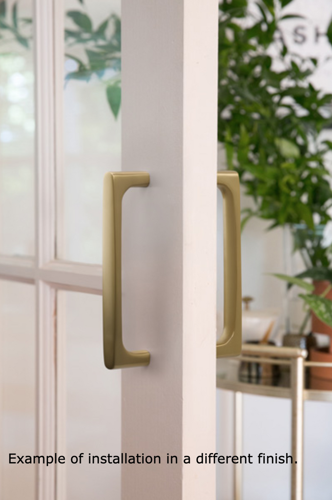 Back to Back Riverside Door Pull in Satin Brass Hardware for Interio –  Forge Hardware Studio