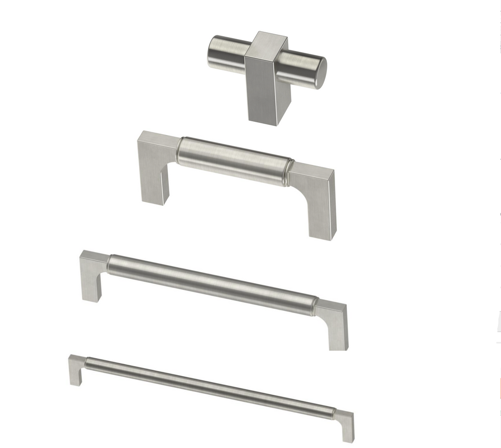 Satin Nickel Farmhouse Knob and Drawer Pulls – Forge Hardware Studio