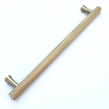 Solid Satin Brass Texture Knurled 12 Appliance Handle – Forge Hardware  Studio