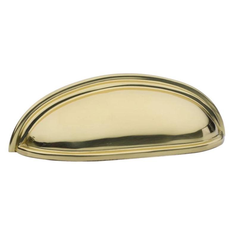 Unlacquered Brass Heritage Cabinet Cup Drawer Pull Kitchen
