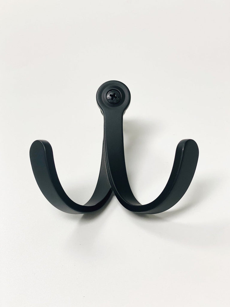 Home Supplies Classical Mounted Retro Wall Hook Bronze Hat Hanger Hooks  Hangers.(black)(10pcs)
