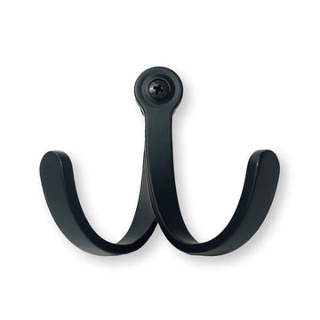 Swivel Hooks 1 inch Flat Profile - Matte Black 2pc