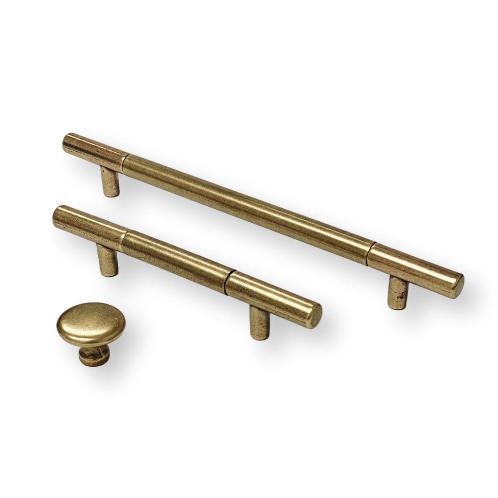 How to Age Brass Cabinet Pulls - The Navage Patch