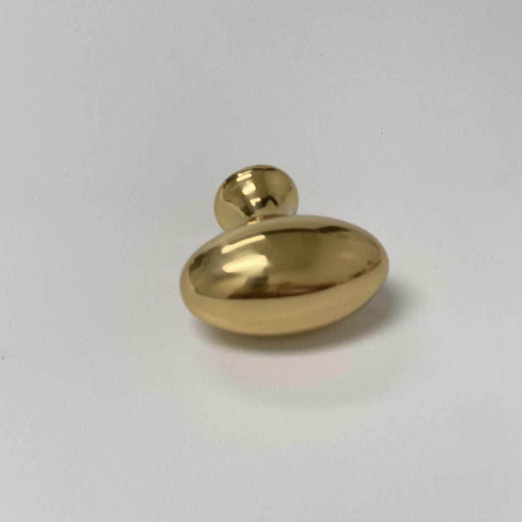 Oval Antique Brass Knob and Bar Pulls