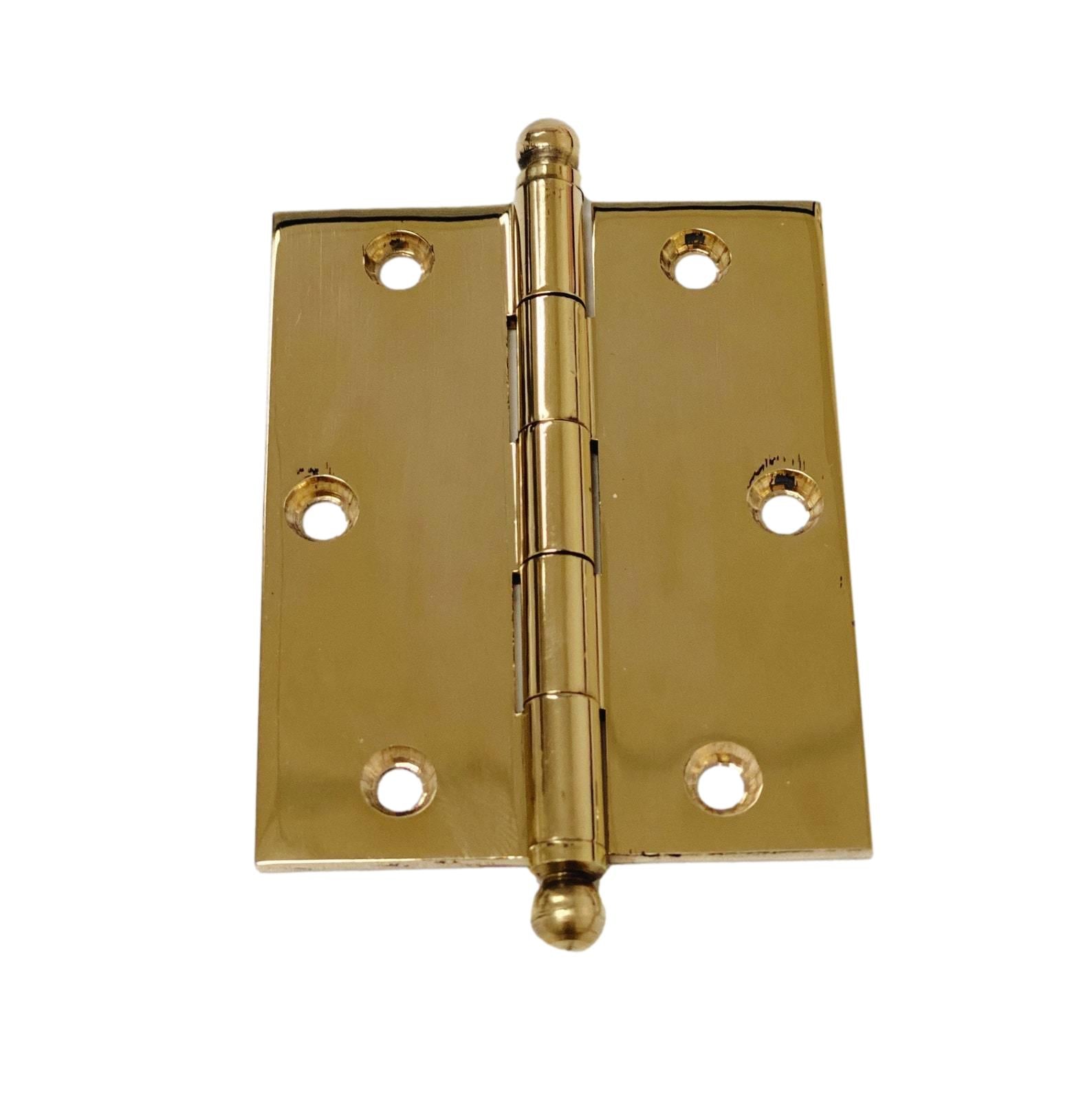 NOS Small Brass Cabinet Hinges in Pairs – Toledo Architectural Artifacts,  Inc