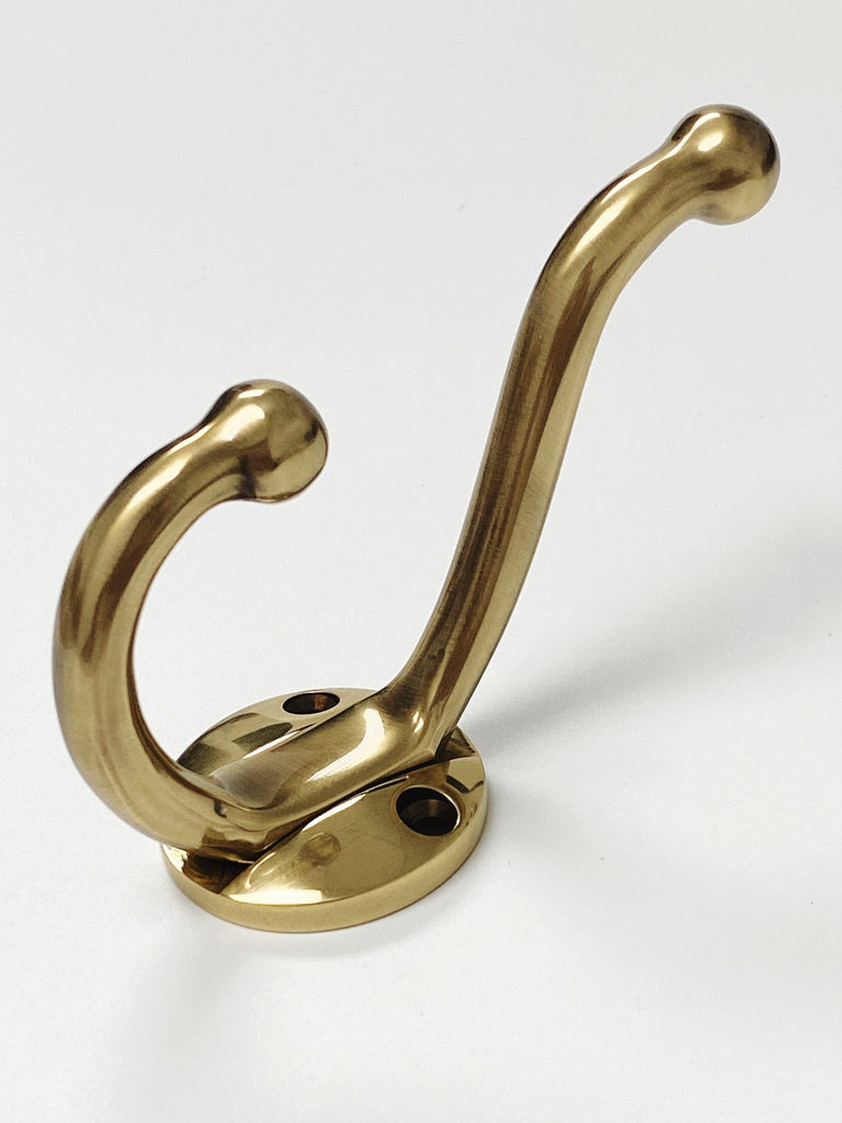 Antique Brass Winged Coat Hook | Traditional Wall Hooks