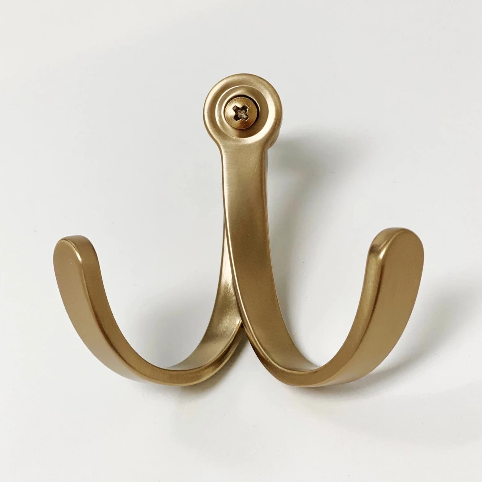 Solid Brass Hat & Coat Hook In Antique-By-Hand
