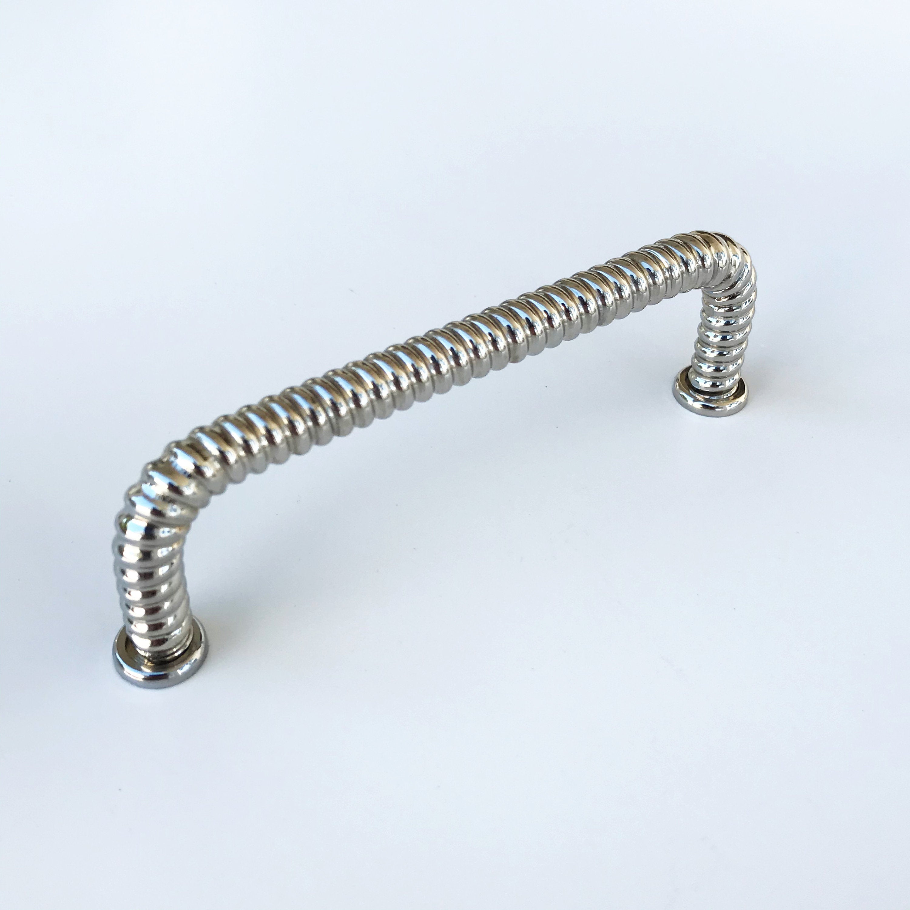 Polished Nickel Rope Drawer Pull Forge Hardware Studio