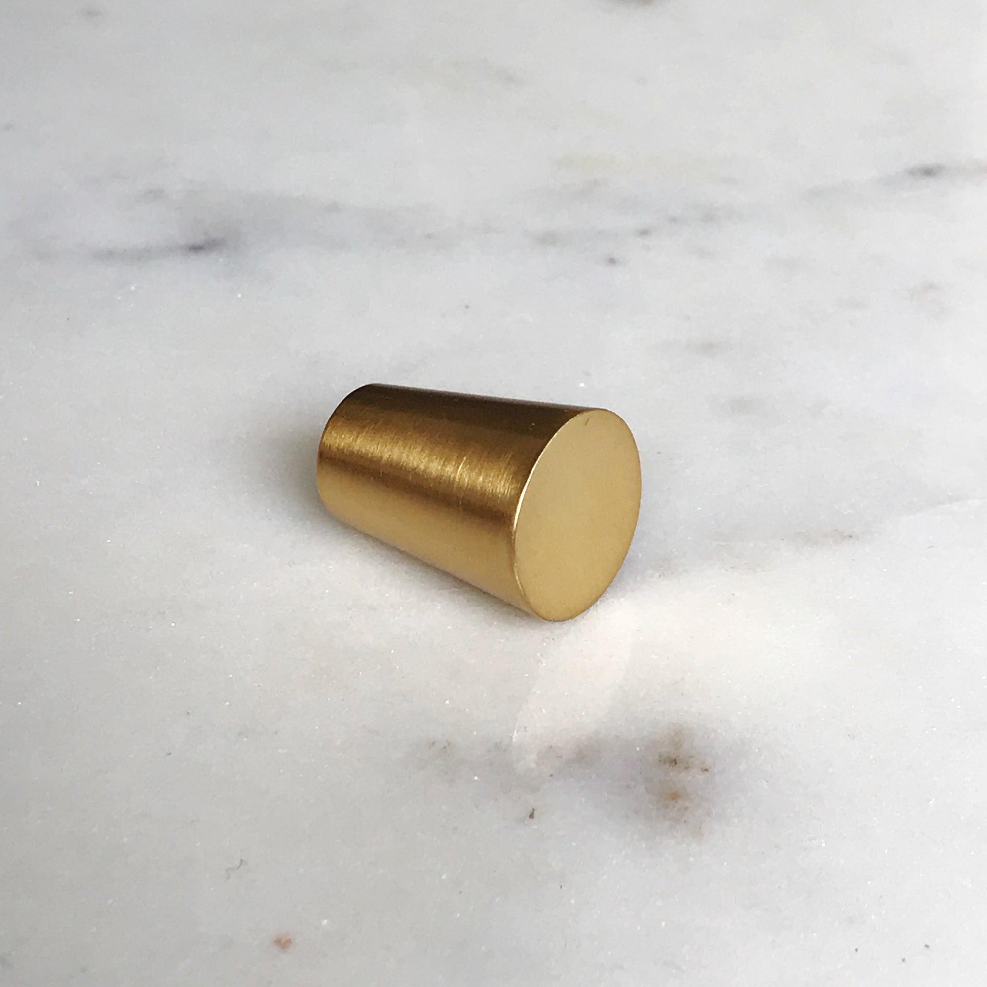 Clearance Modern Brass Mid Century Mcm 02 Cone Cabinet Knob