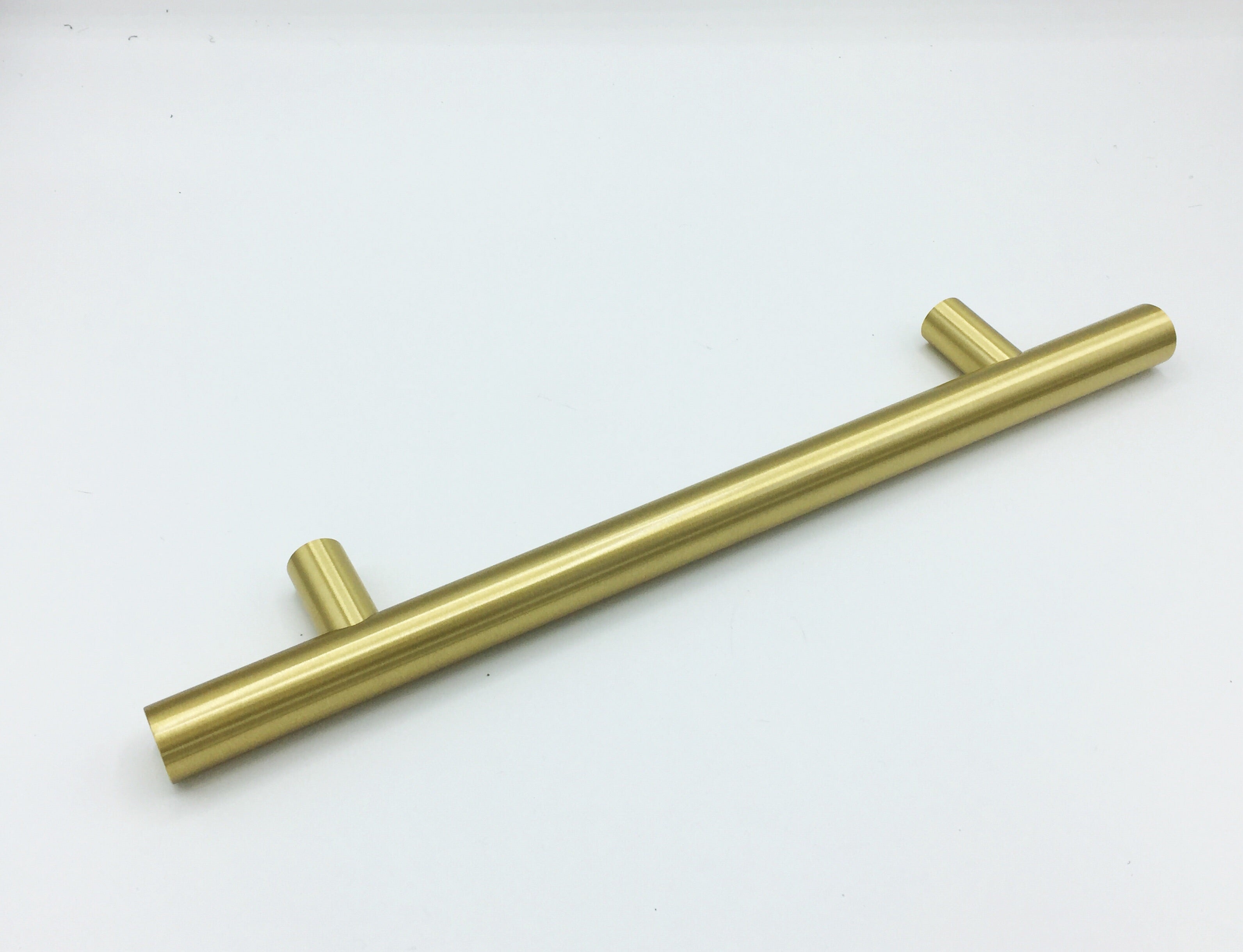 Allied Brass Satin Brass 18-in Refrigerator Pull