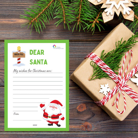 Santa Wish List Printable