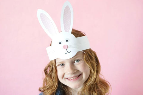 Easter Bunny Headband Bonnet Craft