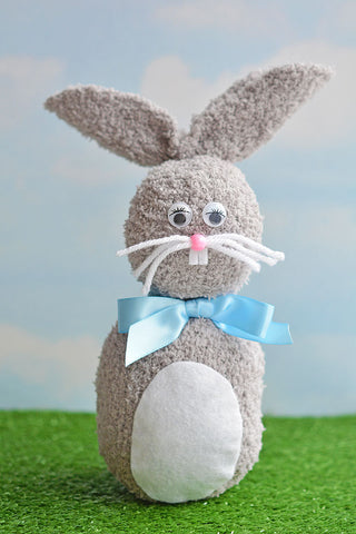 No Sew Sock Bunny