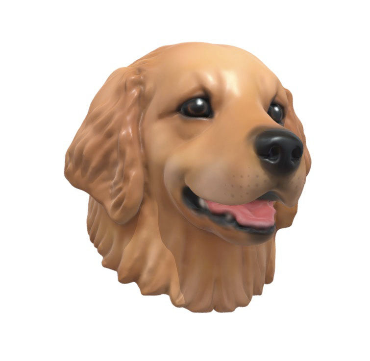 Adorable Golden Retriever Pets 3d Print Jewelry Accessories 金毛尋回犬 Seed By Mi