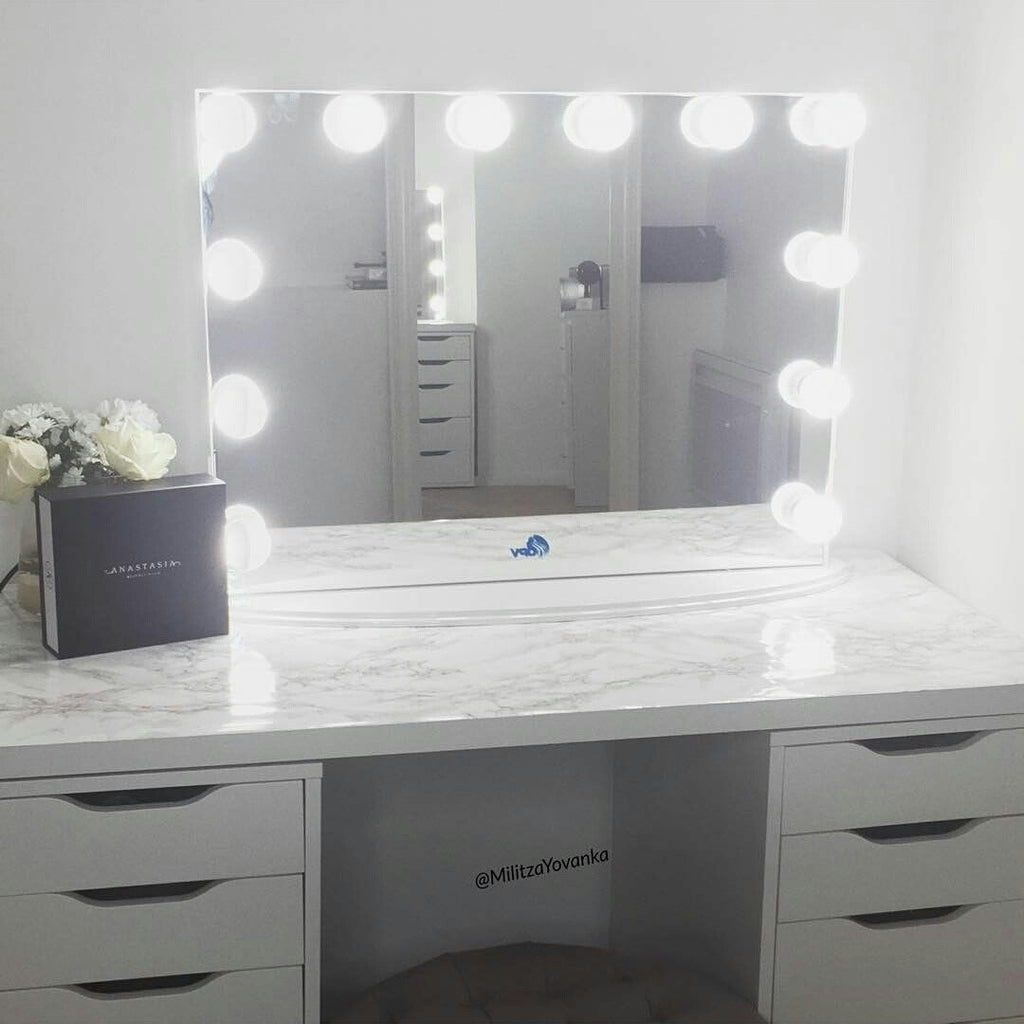 Hollywood Vanity Mirror(Rectangle) – OPV Beauty