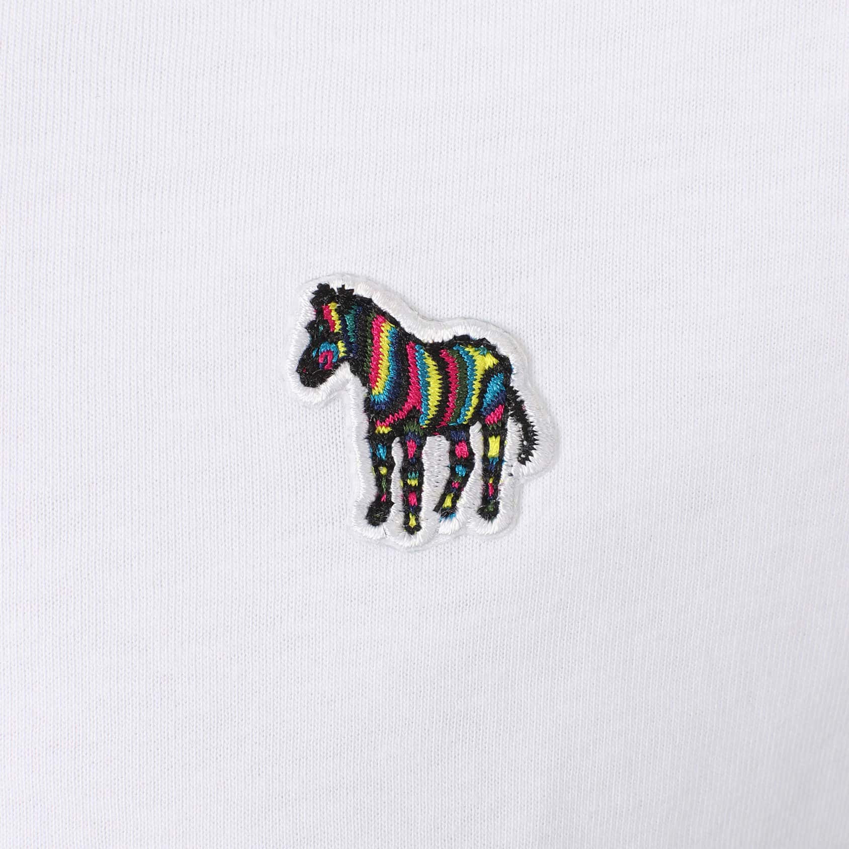 PAUL SMITH ORGANIC COTTON ZEBRA LOGO T-SHIRT