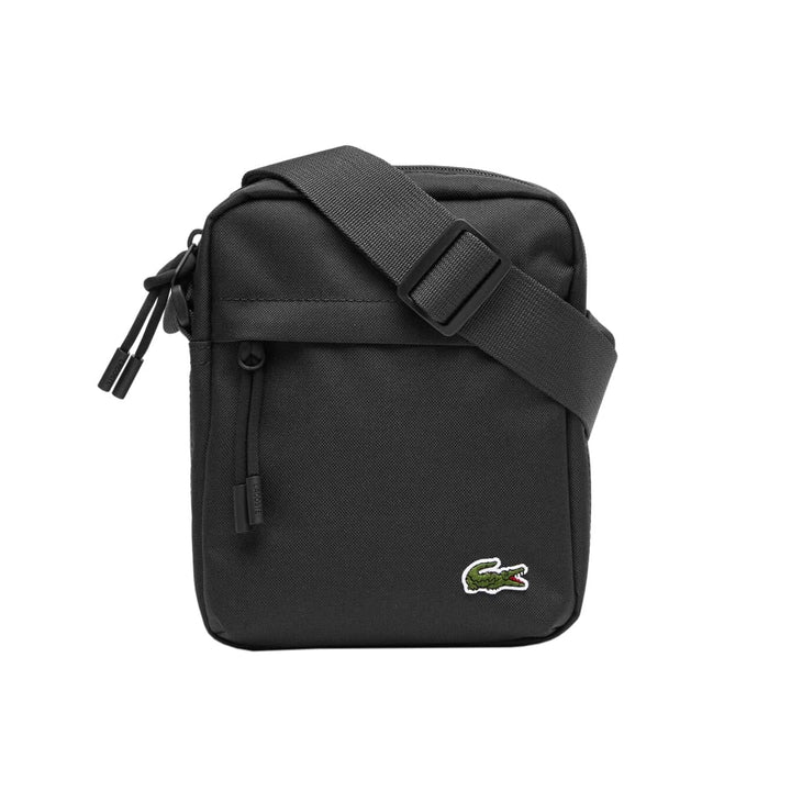 Lacoste Logo Vertical Camera Bag - Black