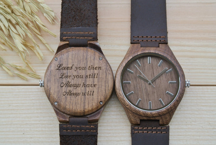 Mens Wooden Watch End Anniversary Gift For Him
