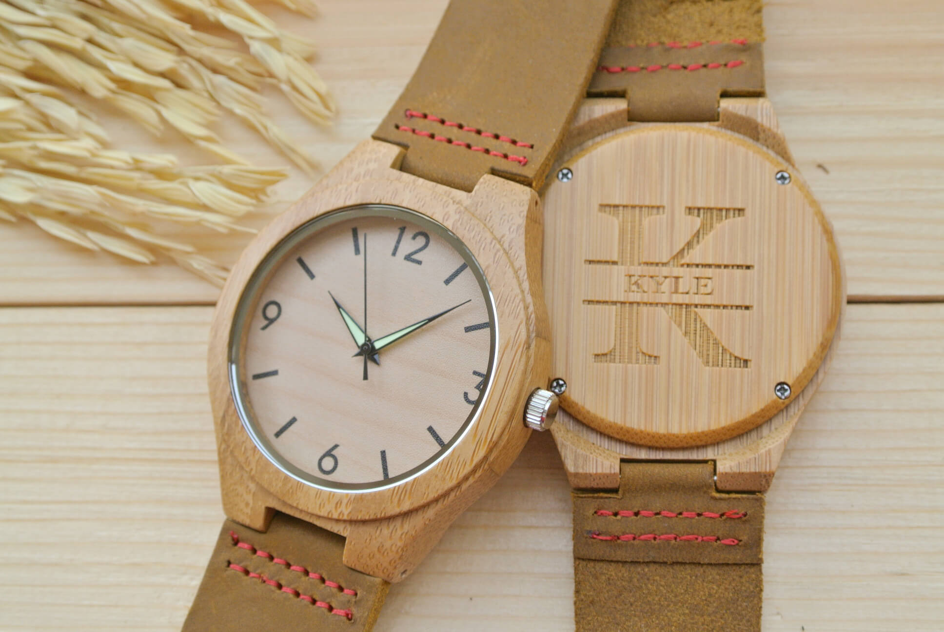 Personalized Mens Wooden Watches Engraved