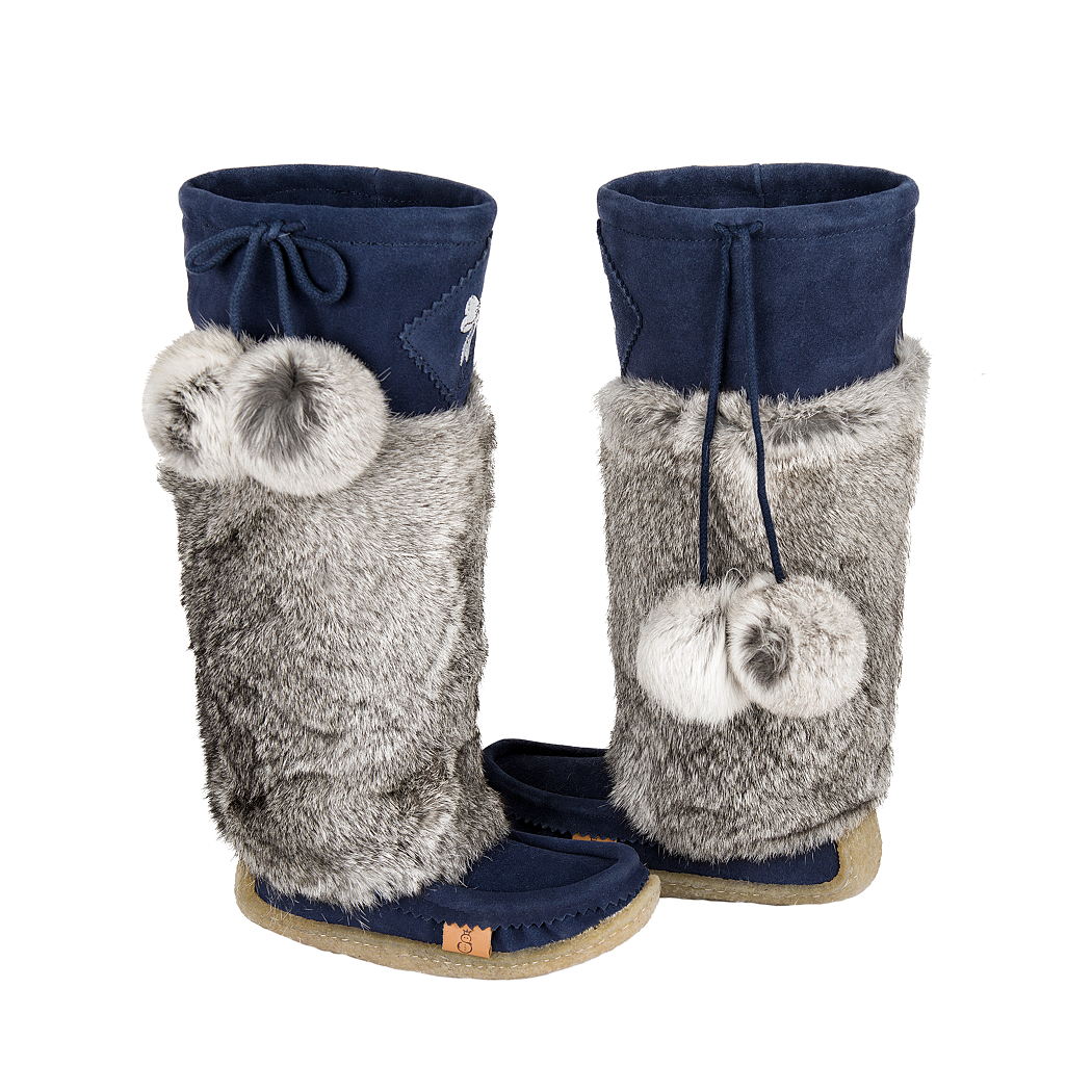 Tall Mukluks - Sky Blue (Crepe Sole) – Sheepskin Loft