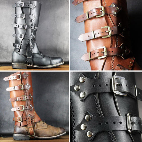 leather boot covers