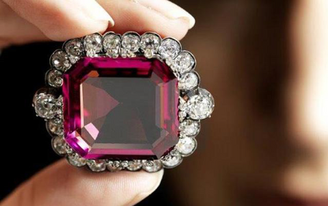 Rare beautiful red spinel